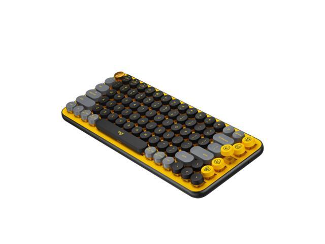 Logitech POP Keys Mechanical Wireless Keyboard with Customizable Emoji, Durable Compact Design, Bluetooth or USB Connectivity, Multi-Device, OS...