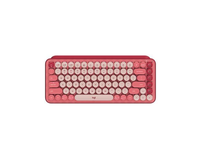 Logitech POP Keys Mechanical Wireless Keyboard with Customizable Emoji, Durable Compact Design, Bluetooth or USB Connectivity, Multi-Device, OS...