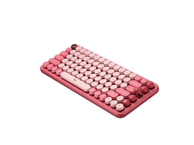 Logitech POP Keys Mechanical Wireless Keyboard with Customizable Emoji, Durable Compact Design, Bluetooth or USB Connectivity, Multi-Device, OS...