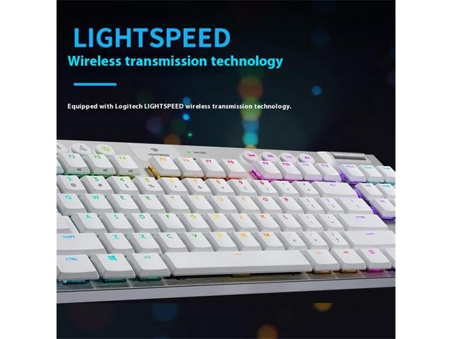 Logitech G913 TKL LIGHTSPEED Wireless RGB Mechanical Keyboard, Dedicated Media Keys, 87 Keys, Aluminum Faceplate, Low Profile Switches, RGB Light...