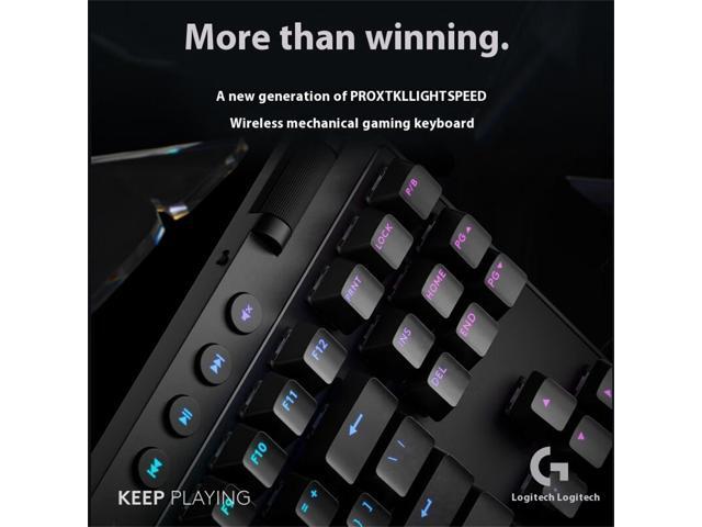 Logitech PRO X TKL LIGHTSPEED Wireless Gaming Keyboard,Tri-Mode Connectivity, Ultra-Portable Tenkeyless Design, LIGHTSYNC RGB, PBT keycaps, Linear...