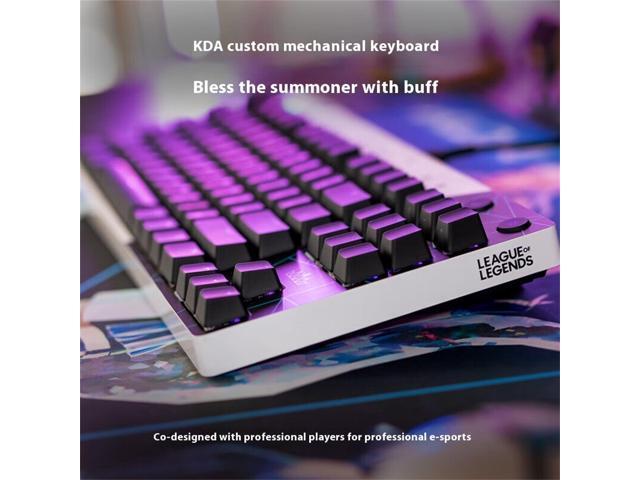 Logitech G PRO Wired Mechanical Gaming Keyboard KDA Limited Edition, GX BROWN, 87 Keys, Aluminum Top, LIGHTSYNC RGB, Detachable Cable, 12...
