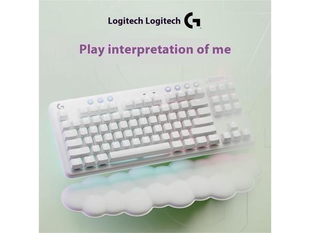 Logitech G G715 Wireless Mechanical Gaming Keyboard with LIGHTSYNC RGB, LIGHTSPEED, Clicky Switches (GX Blue), and Keyboard Palm Rest, PC/Mac...