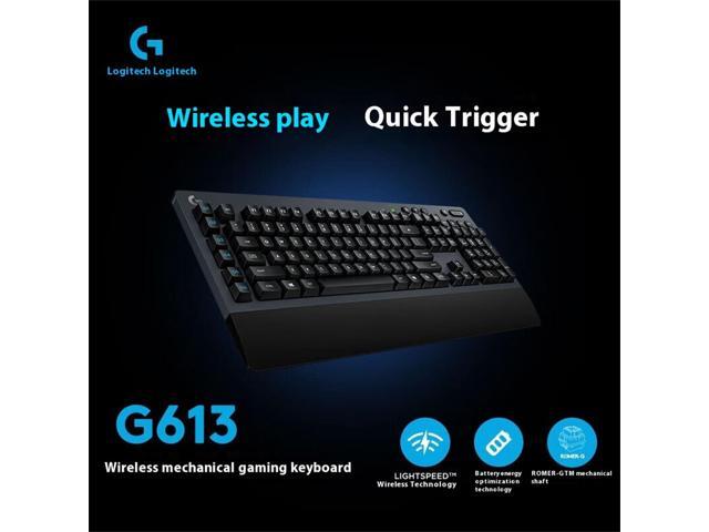 Logitech G613 LIGHTSPEED Wireless Mechanical Gaming Keyboard, Multi-Host 2.4 GHz + Bluetooth Connectivity, ROMER-G T Mechanical Shaft, Programmable...