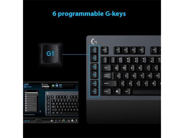 Logitech G613 LIGHTSPEED Wireless Mechanical Gaming Keyboard, Multi-Host 2.4 GHz + Bluetooth Connectivity, ROMER-G T Mechanical Shaft, Programmable...