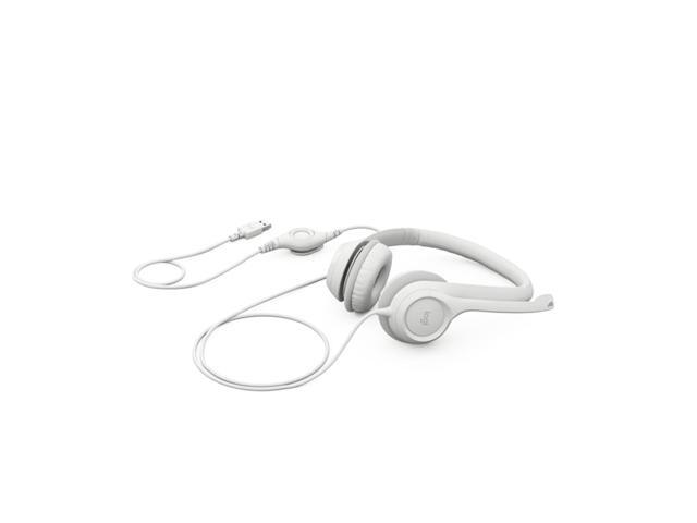 Logitech H390 Wired Headset for PC/Laptop, Stereo Headphones with Noise Cancelling Microphone, USB-A, in-Line Controls for Video Meetings, Music,...