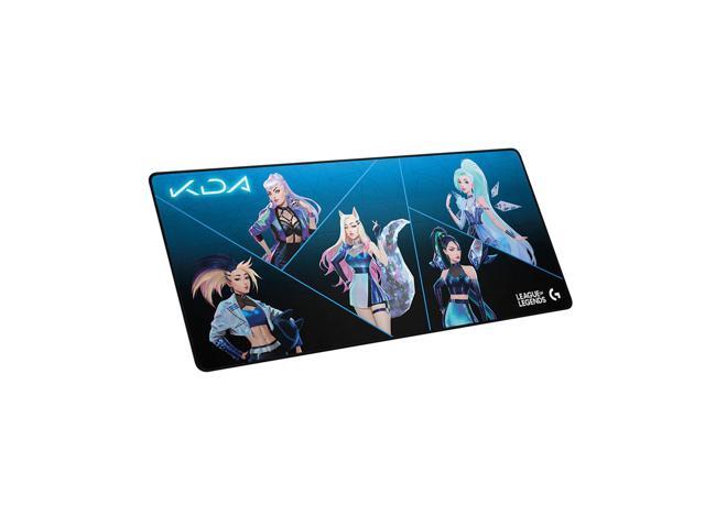 Logitech G840XL KDA Large Gaming Gaming Mouse Pad, Performance Tracking Surface, Non-Slip Rubber Backing, Low Friction,90*40*0.3cm, Black