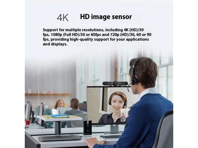 Logitech CC4000E Mobile Office Videoconferencing Camera,Large Meeting Room Equipment, Wired,1080p 30fps, webcam, Tilt, and Zoom, IR Remote Control...