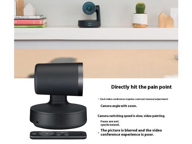Logitech CC4900E Business HD Conference Webcam, Large Meeting Room Equipment, Ultra HD Imaging System, 1080p 30fps, camera, Tilt, and Zoom, IR...