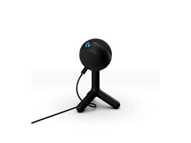Logitech G Yeti Orb Condenser RGB Gaming Microphone, with LIGHTSYNC, USB Mic for Streaming, Cardioid, USB Plug and Play for PC/Mac - black
