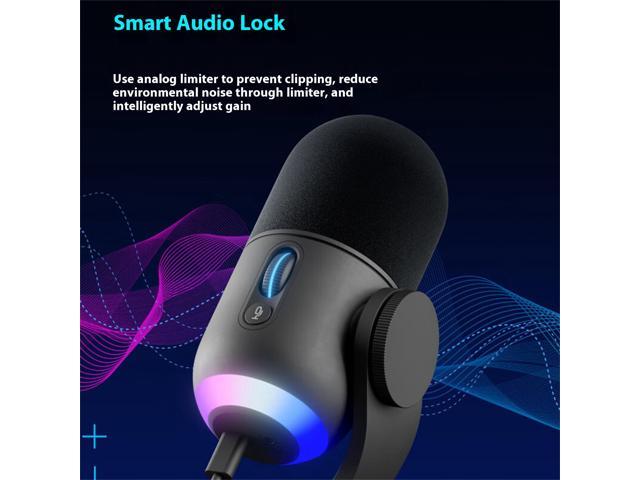 Logitech G Yeti GX Dynamic RGB Gaming Microphone, Podcast with LIGHTSYNC, Blue VO!CE, G HUB Control, Supercardioid, USB Plug and Play on PC/Mac -...