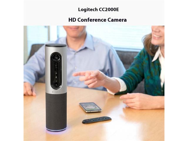 Logitech CC2000E Mobile Office Video conferencing Webcam, Large Meeting Room Equipment, Videoconferencing, 1080p 30fps, camera, Tilt, and Zoom, IR...