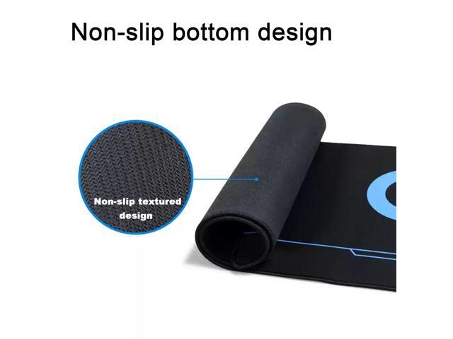 Logitech DESK MAT Large Fine Surface gaming Mouse Pad, 28*12*0.2in, Long Thickened, Non-Slip Rubber Backing, Low Friction, 70cm*30cm*0.3cm, Black