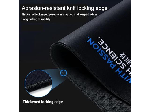 Logitech DESK MAT Large Fine Surface gaming Mouse Pad, 28*12*0.2in, Long Thickened, Non-Slip Rubber Backing, Low Friction, 70cm*30cm*0.3cm, Black
