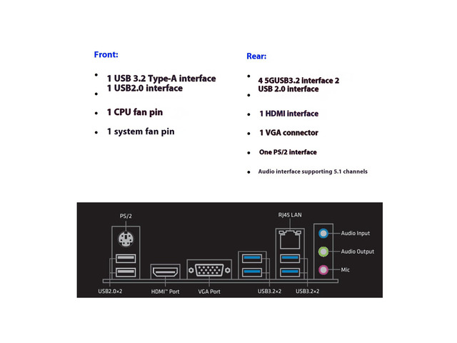 Sapphire Tech Pulse A520M-E Motherboard, Desktop PC Motherboard, for AMD Razor 9000/8000/7000 Series Processors, Wired Networking, AMD A520, AM4,...
