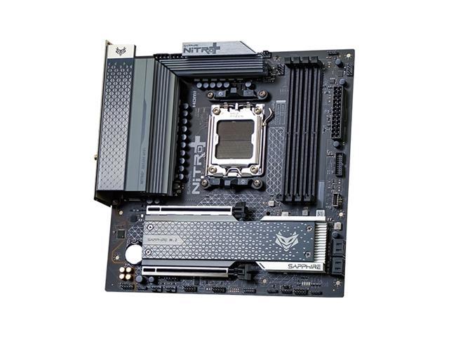 Sapphire Tech NITRO+ B650M WIFI Motherboard, Desktop Motherboard, for AMD Razorback 9000/8000/7000 series processor, WIFI6+Bluetooth 5, A. M.D...