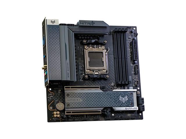 Sapphire Tech NITRO+ B650M WIFI Motherboard, Desktop Motherboard, for AMD Razorback 9000/8000/7000 series processor, WIFI6+Bluetooth 5, A. M.D...
