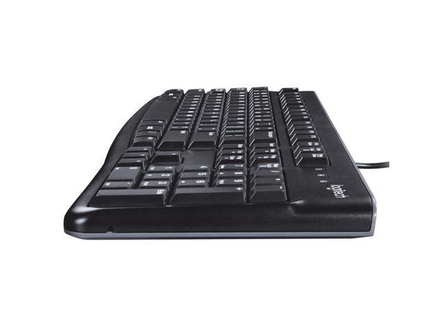 Logitech K120 Wired Keyboard, Office/ Laptop /Membrane Keyboard, Plug and Play USB,10 million knocks, Status Indicator, Deep Profile,Splash-proof...