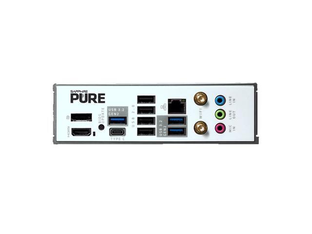 SAPPHIRE Tech PURE B650M WIFI AM5 Motherboard,Desktop Motherboard, DDR5 7600+ OC, PCIe 5.0 M.2, 10+2+1 Phase VRM, Wi-Fi 6 & Bluetooth 5.2 AMD...