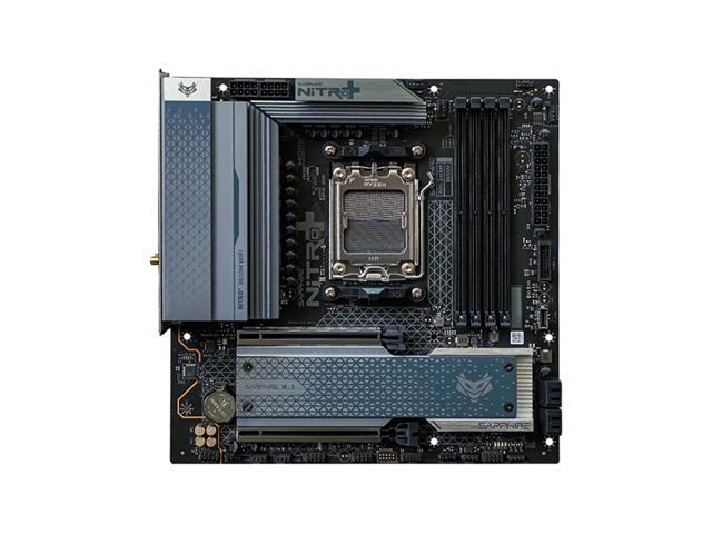 Sapphire Tech Motherboard +CPU Combo, NITRO+ B650M WiFi AM5 Motherboard & Ryzen 7 9700X 8-Core CPU Combo PCIe 5.0 Support, 12+2+1 Power Phase,...