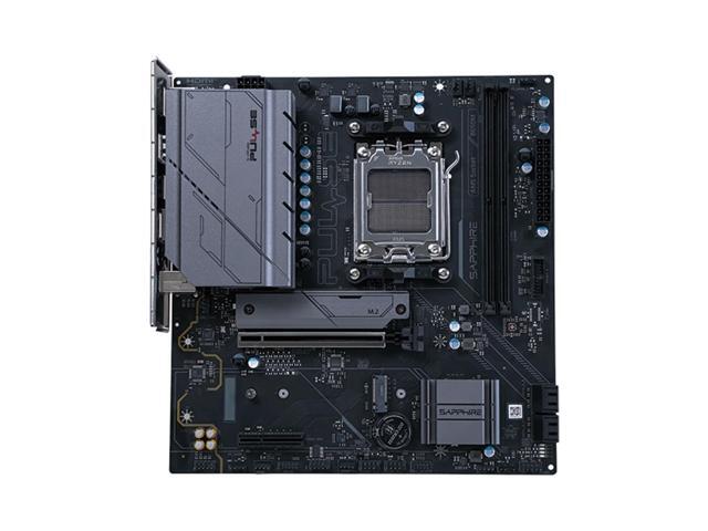 Sapphire Tech PULSE B650M AM5 Motherboard & Ryzen 5 9600X 6-Core CPU Combo PCIe 5.0 M.2, DDR5 7400+ OC, 7+2+1 Power Phase, Wi-Fi 6, Budget Gaming...