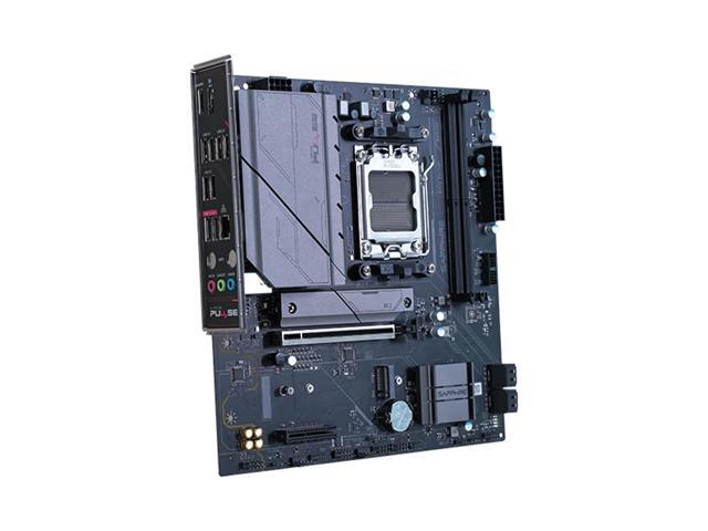 Sapphire Tech PULSE B650M AM5 Motherboard & Ryzen 5 9600X 6-Core CPU Combo PCIe 5.0 M.2, DDR5 7400+ OC, 7+2+1 Power Phase, Wi-Fi 6, Budget Gaming...