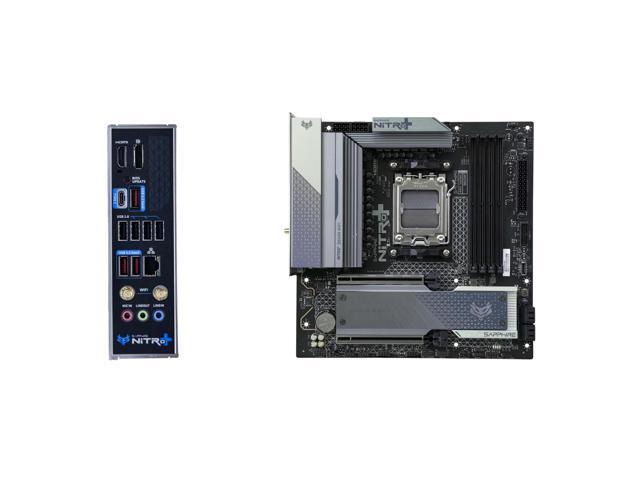 Sapphire Tech NITRO+ B850M WIFI AM5 Motherboard & Ryzen 9 9900X 12-Core CPU Combo 12+2+1 Phase VRM, PCIe 5.0 x16/M.2, DDR5 8000+ OC, Wi-Fi 6...