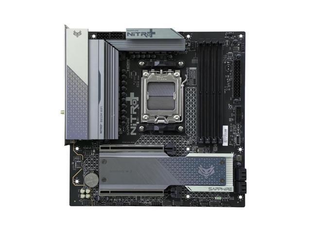 Sapphire Tech NITRO+ B850M WIFI AM5 Motherboard & Ryzen 9 9900X 12-Core CPU Combo 12+2+1 Phase VRM, PCIe 5.0 x16/M.2, DDR5 8000+ OC, Wi-Fi 6...