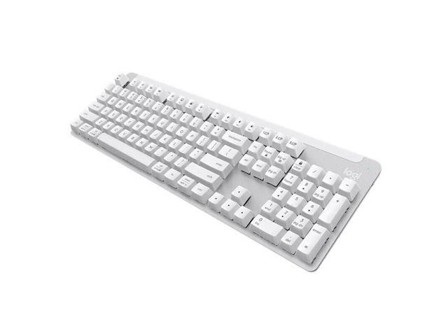 Logitech Mouse & Key Set, K865 Slim Wireless Keyboard & G309 Mouse (White) - Noise-Reducing Design, 24-Month Battery, Ergonomic Office Bundle
