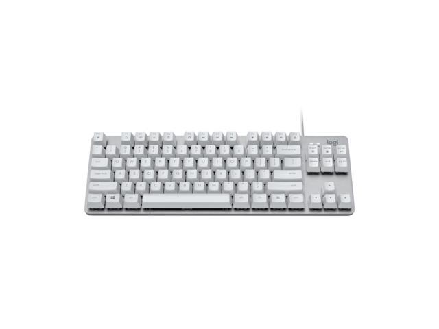 Logitech Mouse & Key Set, K835 Compact Mechanical Keyboard (White) & G102 Lightsync Mouse (White) - Wired Gaming Combo, Tactile Feedback, 6...
