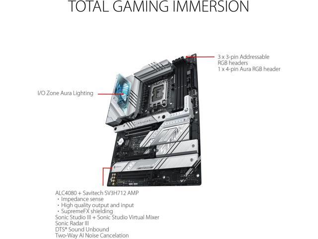 ASUS ROG Strix Z790-A Gaming WiFi D4 LGA1700(Intel 14th& 13th & 12th Gen) ATX gaming motherboard(16+1 power stages,DDR4,4xM.2 slots, PCIe 5.0,WiFi...