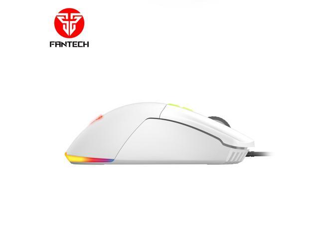 FANTECH VENOM GO VX6 White Wired Gaming Mouse,2400 DPI Adjustable, 7 Buttons,20 MILLION CLICKSRGB Lighting Effect, 7D Macro Function...