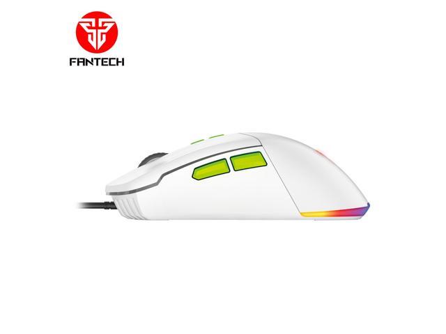FANTECH VENOM GO VX6 White Wired Gaming Mouse,2400 DPI Adjustable, 7 Buttons,20 MILLION CLICKSRGB Lighting Effect, 7D Macro Function...