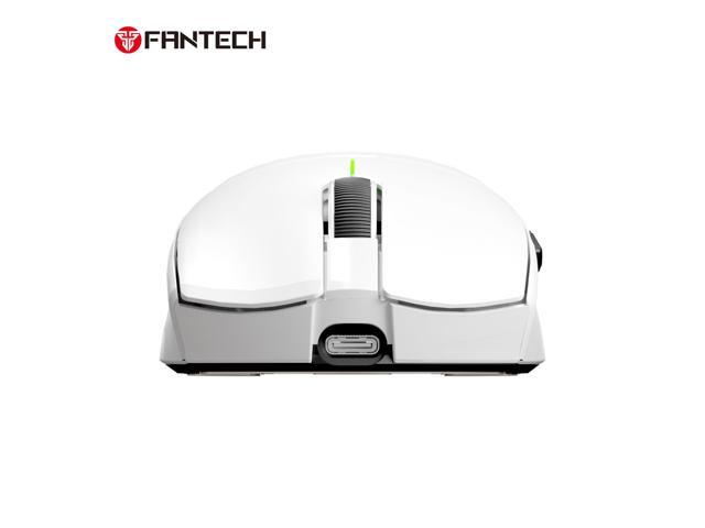 FANTECH TANTO WG13 Wireless Gaming Mouse - 26000 DPI, Tri-Mode (BT5.0/2.4G/Wired), 58g Ultra-Light, PixArt PAW3395, 44Hr Battery(White)