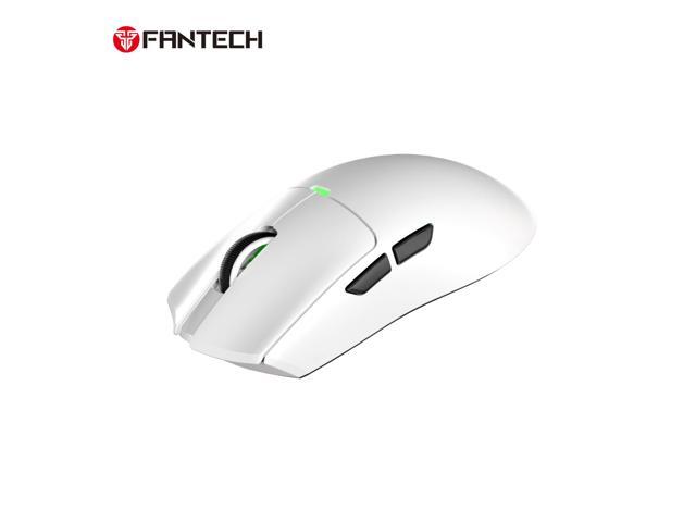 FANTECH TANTO WG13 Wireless Gaming Mouse - 26000 DPI, Tri-Mode (BT5.0/2.4G/Wired), 58g Ultra-Light, PixArt PAW3395, 44Hr Battery(White)