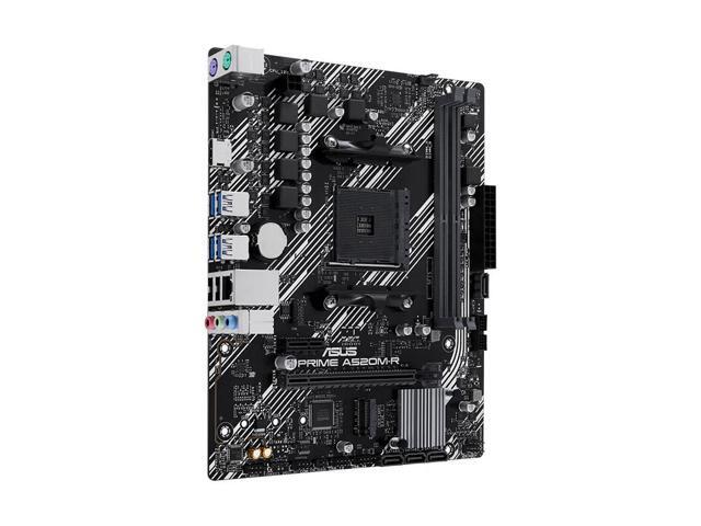 ASUS PRIME A520M-R motherboard, supports CPU 5600/5500 (AMD A520/Socket AM4), micro-ATX