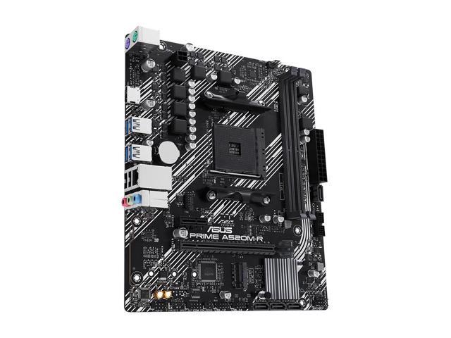 ASUS PRIME A520M-R motherboard, supports CPU 5600/5500 (AMD A520/Socket AM4), micro-ATX