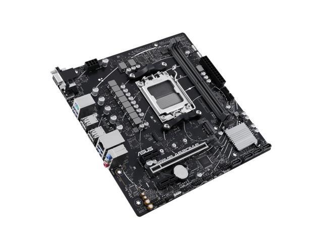 ASUS PRIME A620M-E Motherboard, AM5, DDR5, PCIe 4.0 AMD A620 micro-ATX, Supports CPUs 7500F/7600/7700X PRIME A620M-E, AURA SYNC Synchronized...
