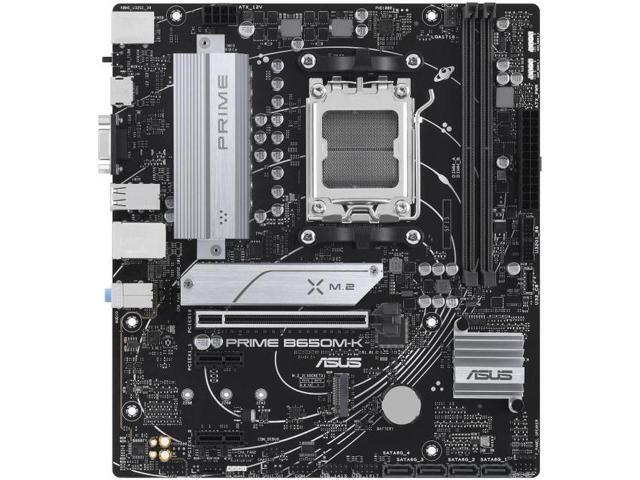 ASUS PRIME B650M-K Micro-ATX motherboard with DDR5 PCIe 5.0 M.2 2.5Gb