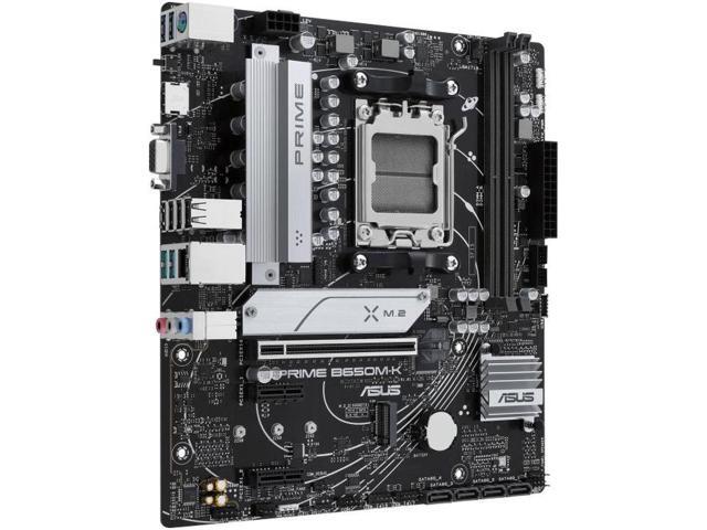 ASUS PRIME B650M-K Micro-ATX motherboard with DDR5 PCIe 5.0 M.2 2.5Gb