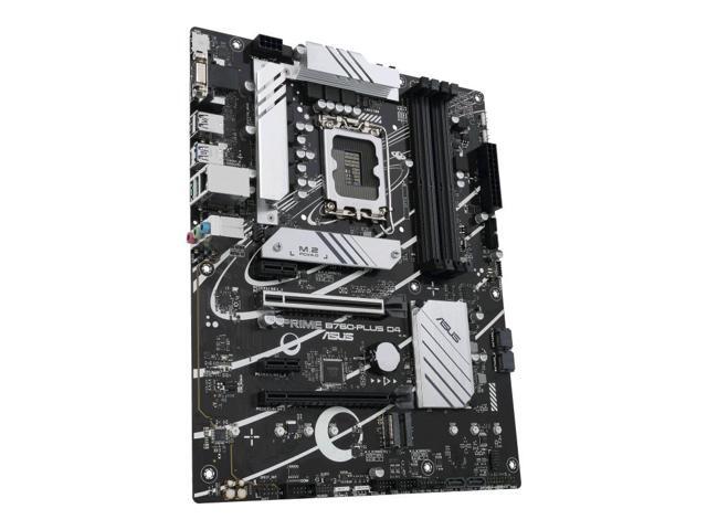 ASUS Prime B760-PLUS D4-CSM, Intel B760 LGA 1700 ATX motherboard, PCIe 5.0, three PCIe 4.0 M.2 slots, DDR4, Realtek 2.5Gb Ethernet, DisplayPort,...