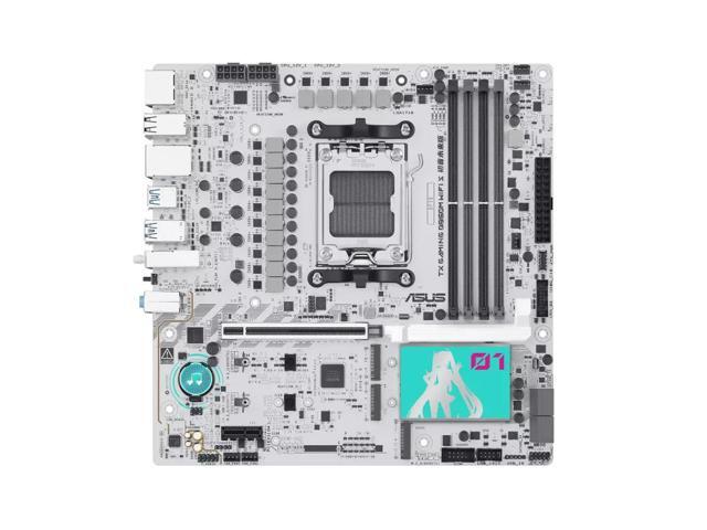 ASUS TX GAMING B850M WIFI S-HATSUNE MIKU AMD AM5 mATX Motherboard, PCIe 5.0, WiFi 6E, three M.2slots, SATA interface, M.2 interface (NVMe...