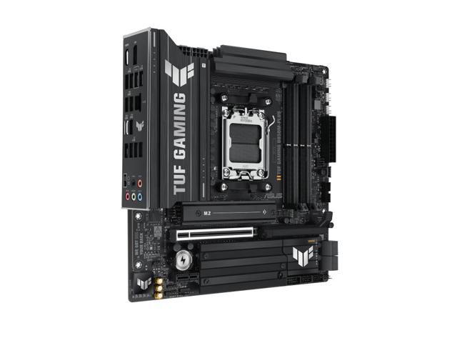 ASUS TUF GAMING B850M-PLUS AMD B850 mATX motherboard,AM5 DDR5, three M.2slots, Realtek 2.5Gb Ethernet,DisplayPort, rear USB20Gbps Type-c, BlOS...