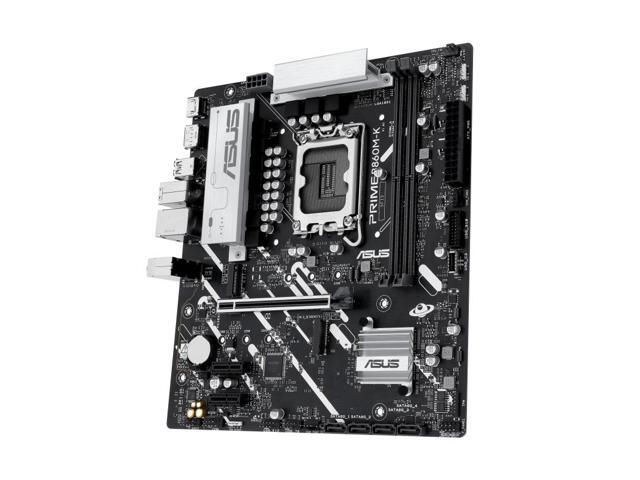 ASUS PRIME B860M-K Intel B860(LGA1851)mATXmotherboard PCle 4.0 x16SafeSlot Core+,two M.2 slots one M.2 slot,PCle 5.0, DDR5, Realtek...