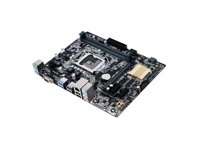 ASUS H110M-F Great-value micro-ATX H110 LGA1151, 5X Protection II for dependable stability, gaming audio and DDR4 support
