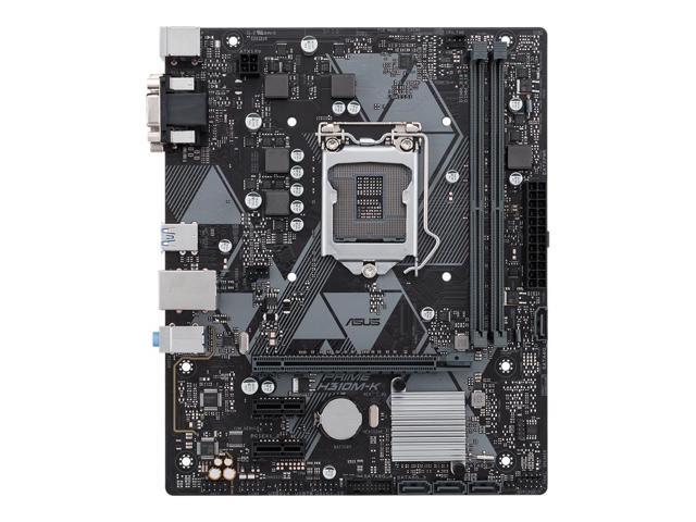 ASUS PRIME H310M-K Intel LGA-1151 mATX motherboard, DDR4 2666MHz, SATA 6Gbps and USB 3.1 Gen 1