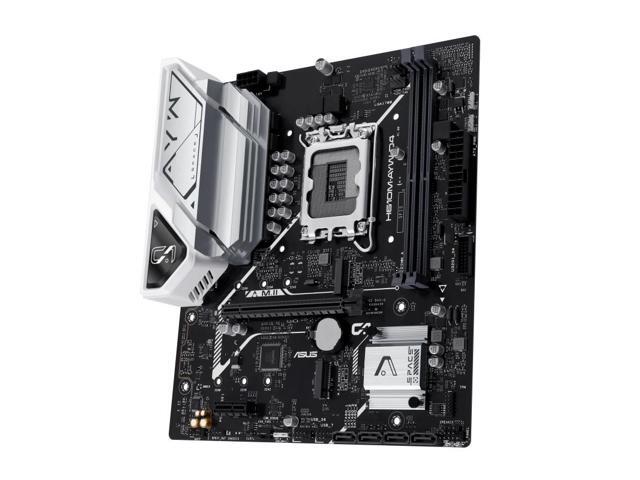 ASUS H610M-AYW D4 Intel H610 (LGA 1700) mATX motherboard with PCIe 4.0, DDR4, two PCIe 3.0 M.2 slots, Intel 1Gb Ethernet, DisplayPort, SATA 6...