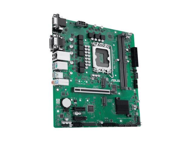 ASUS Pro H810M-C-CSM Intel H810 (LGA1851) business motherboard,DDR5,PCIe 5.0 x16 SafeSlot,two PCIe 4.0 M.2 slots,Dual DIMM clips,Q-LED...