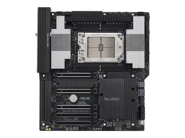 ASUS Pro WS TRX50-SAGE WIFI AMD TR5 CEB workstation motherboard,CPU and memory overclocking ready,PCIe 5.0 x 16, M.2, 10 Gb,2.5 Gb LAN,multi-GPU...
