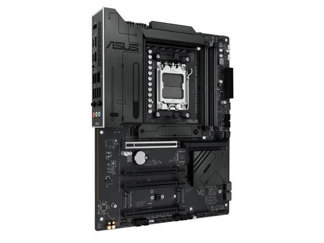 ASUS X870 MAX GAMING WIFI7 AMD X870 (AM5 Socket) ATX motherboard,DDR5,three M.2 slots,Realtek 2.5Gb Ethernet,USB 40Gbps,front USB 20Gbps Type-C...